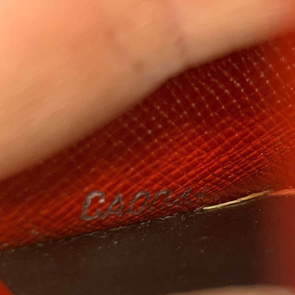 LOUIS VUITTON red leather key holder wallet - Picture 12 of 16